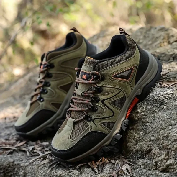 Chaussures de randonnée homme résistantes à l'eau - Couleur Kaki – Image 3